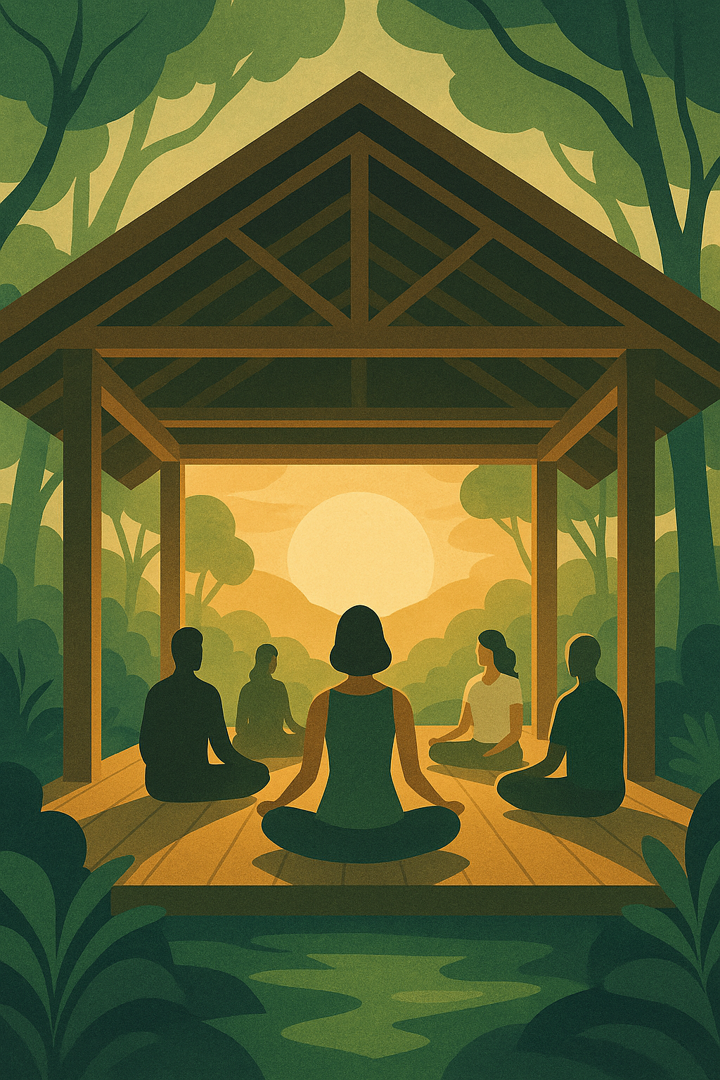 Meditación en grupo